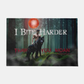 SlipperyJoeの神秘的なハロウィーン – スタイルの雰囲気 ドアマット (正面)