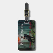 SlipperyJoeの神秘的なハロウィーン – スタイルの雰囲気 ラゲッジタグ (正面縦)