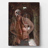 SlipperyJoeの筋肉の幽霊石のトンネルHallowee フォトプラーク (正面)