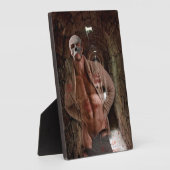 SlipperyJoeの筋肉の幽霊石のトンネルHallowee フォトプラーク (側面)