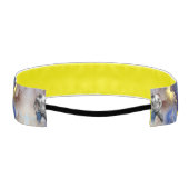 SlipperyJoeの筋肉質な男の体型は蒸し暑いシャトル アスレチックヘッドバンド (裏面)