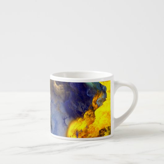 SlipperyJoeの筋肉質な男の体型は蒸し暑いシャトル エスプレッソカップ (右)