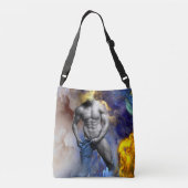 SlipperyJoeの筋肉質な男の体型は蒸し暑いシャトル クロスボディバッグ (裏面)