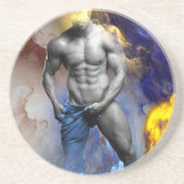 SlipperyJoeの筋肉質な男の体型は蒸し暑いシャトル コースター (正面)