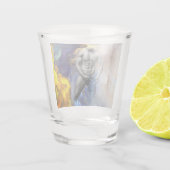 SlipperyJoeの筋肉質な男の体型は蒸し暑いシャトル ショットグラス (裏面)