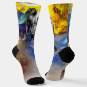 SlipperyJoeの筋肉質な男の体型は蒸し暑いシャトル ソックス (傾斜あり)