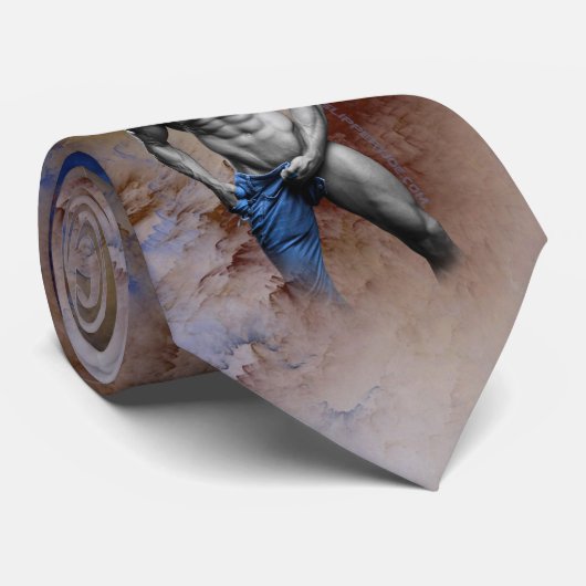 SlipperyJoeの筋肉質な男の体型は蒸し暑いシャトル ネクタイ (ロール)