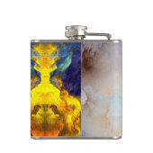 SlipperyJoeの筋肉質な男の体型は蒸し暑いシャトル フラスク (裏面)