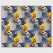 SlipperyJoeの筋肉質な男の体型は蒸し暑いシャトル ラッピングペーパー (フラット)