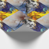 SlipperyJoeの筋肉質な男の体型は蒸し暑いシャトル ラッピングペーパー (角)