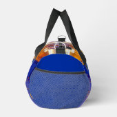 SlipperyJoeの筋肉質な男性は6パックのジムのトレーニングを膨らませる ダッフルバッグ (右)