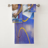 SlipperyJoeの筋肉質な男性は6パックのジムのトレーニングを膨らませる バスタオルセット (インサイチュ)