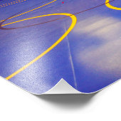 SlipperyJoeの筋肉質な男性は6パックのジムのトレーニングを膨らませる フォトプリント (角)