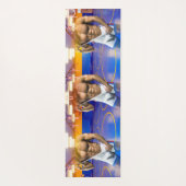 SlipperyJoeの筋肉質な男性は6パックのジムのトレーニングを膨らませる ヨガマット (裏面)