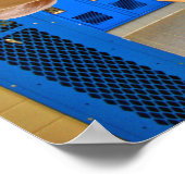 SlipperyJoeの筋肉質な男性シルクのない6パック体操 ポスター (角)