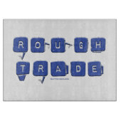 SlipperyJoeの粗い貿易の3-D青い氷のブロック カッティングボード (正面)