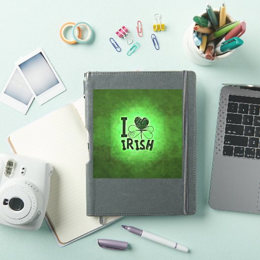 SlipperyJoeの聖パトリックの日の休日アイリッシュpr シール (iPadカバー)