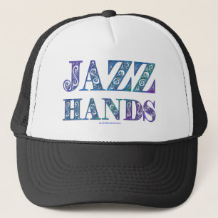 SlipperyJoeの芸術的Jazz Hands 鮮やか colors d キャップ