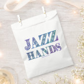 SlipperyJoeの芸術的Jazz Hands 鮮やか colors d フェイバーバッグ (クリップ留めされた状態)