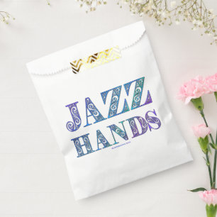 SlipperyJoeの芸術的Jazz Hands 鮮やか colors d フェイバーバッグ