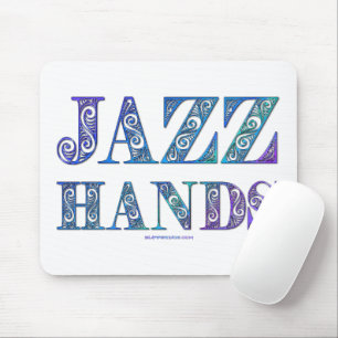 SlipperyJoeの芸術的Jazz Hands 鮮やか colors d マウスパッド