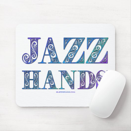 SlipperyJoeの芸術的Jazz Hands 鮮やか colors d マウスパッド (マウス)