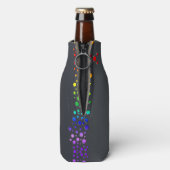 SlipperyJoeの落書きラブワード虹グラデーション ボトルクーラー (ボトル裏面)