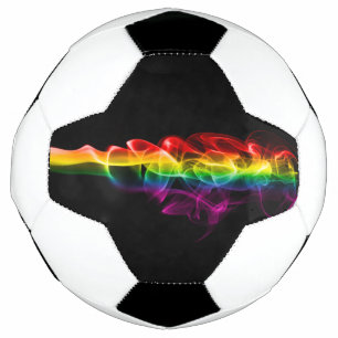SlipperyJoeの虹色のエネルギーの羽根 サッカーボール