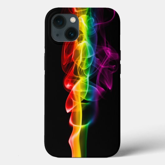 SlipperyJoeの虹色のエネルギーの蒸気の羽 Case-Mate iPhoneケース (裏面)