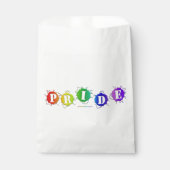 SlipperyJoeの虹色のプライドの看板 フェイバーバッグ (正面)