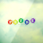 SlipperyJoeの虹色のPrideサインが爆発し ウィンドウサイン (シート3)