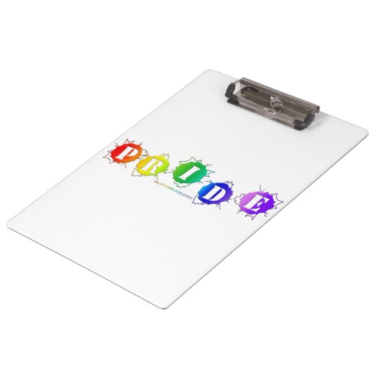 SlipperyJoeの虹色のPrideサインが爆発し クリップボード (アングル)