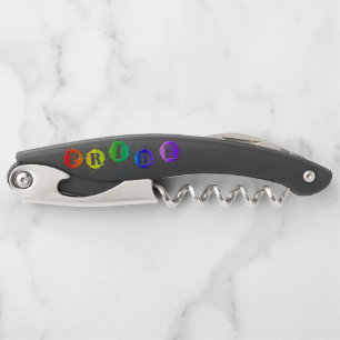 SlipperyJoeの虹色のPrideサインが爆発し ソムリエナイフ