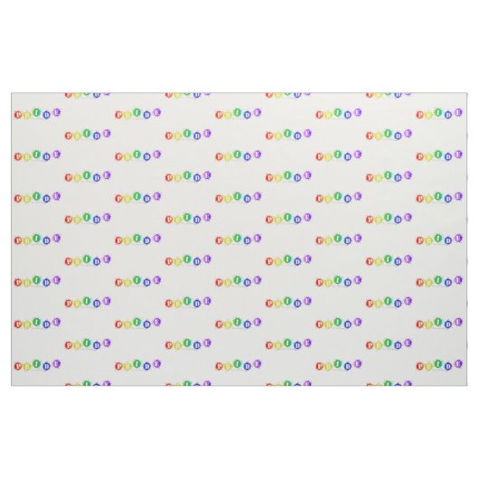 SlipperyJoeの虹色のPrideサインが爆発し ファブリック (ヤード)