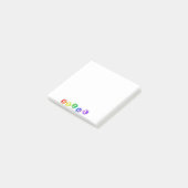 SlipperyJoeの虹色のPrideサインが爆発し ポストイット (アングル)