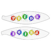 SlipperyJoeの虹色のPrideサインが輝き バスケットボール (パネル)