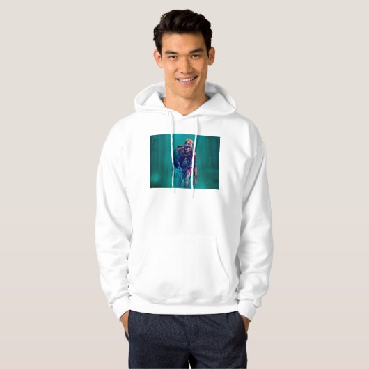 SlipperyJoeの血まみれのゾンビの森のハロウィンミスト パーカ (正面フル)