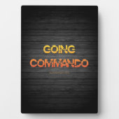 SlipperyJoeの行くコマンド木材イエローオレンジbl フォトプラーク (正面)