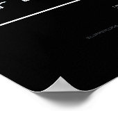 SlipperyJoeの見た目の離れ真っ白い矢印のPL ポスター (角)