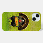 SlipperyJoeの誇りある七面鳥はハムの赤い垂れ下がった肉垂れを食べる Case-Mate iPhoneケース (裏面 (横))