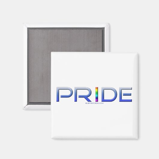 SlipperyJoeの誇りを込めた金属製の文字が輝く マグネット (正面/裏面)