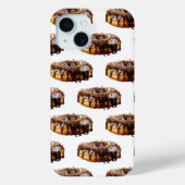 SlipperyJoeの贅沢なドーナツを厚い艶のあるチョコレートグレーズでコーティング Case-Mate iPhoneケース (裏面)