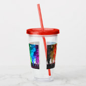 SlipperyJoeの踊りプライドシャドウゲイギフトアルティ アクリルタンブラー (左)