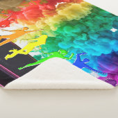 SlipperyJoeの踊りプライドシャドウゲイギフトアルティ シェルパブランケット (3/4)