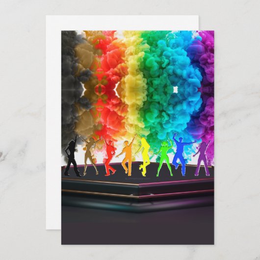 SlipperyJoeの踊りプライドシャドウゲイギフトアルティ シーズンカード (正面/裏面)