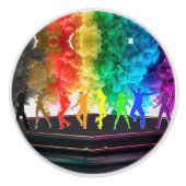 SlipperyJoeの踊りプライドシャドウゲイギフトアルティ セラミックノブ (正面)