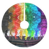 SlipperyJoeの踊りプライドシャドウゲイギフトアルティ ブラッシュドポリエステルツリースカート (正面)