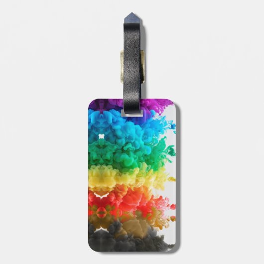 SlipperyJoeの踊りプライドシャドウゲイギフトアルティ ラゲッジタグ (裏面縦)