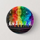 SlipperyJoeの踊りプライドシャドウゲイギフトアルティ 缶バッジ (正面)