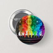 SlipperyJoeの踊りプライドシャドウゲイギフトアルティ 缶バッジ (正面&裏面)